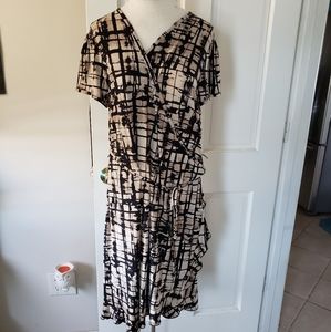 Apt 9 wrap around dress